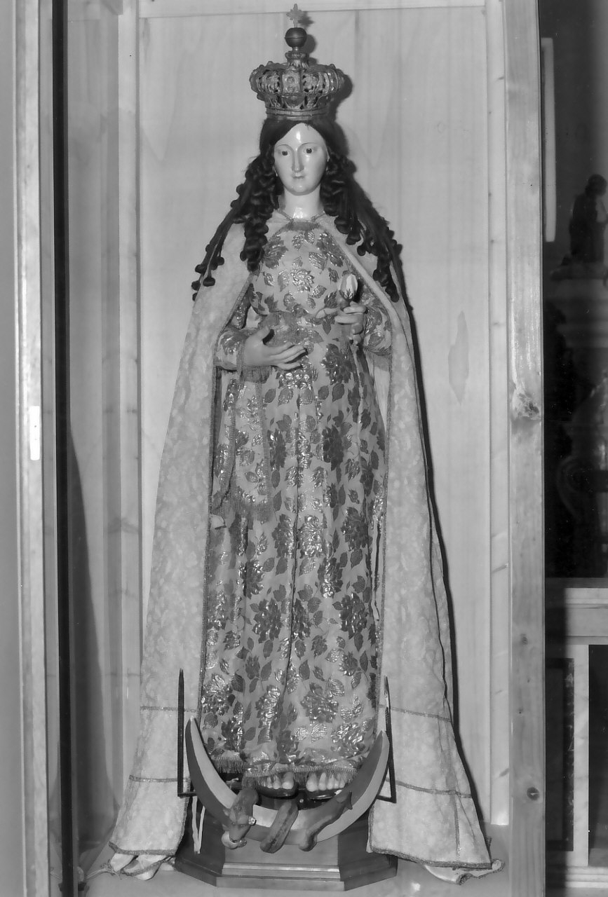 Madonna Immacolata (manichino, opera isolata) - bottega Italia meridionale (sec. XIX)
