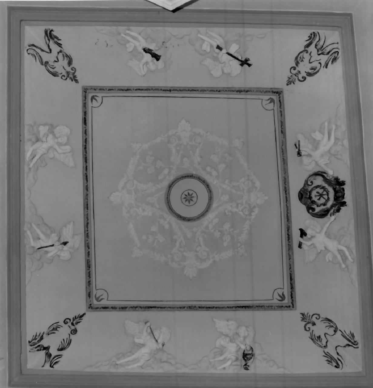 decorazione plastico-pittorica - bottega Italia meridionale (sec. XIX)