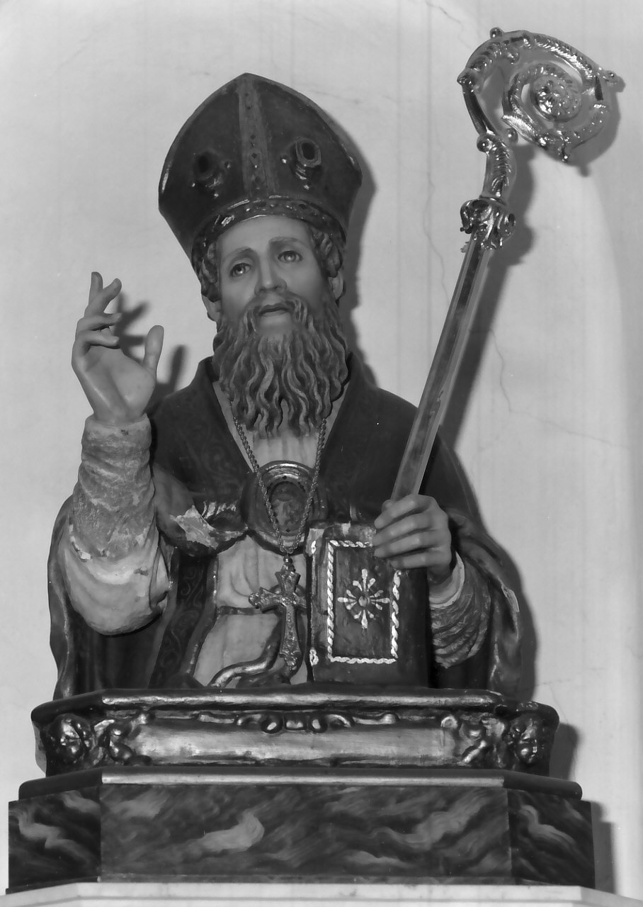 San Martino vescovo (busto, opera isolata) - bottega Italia meridionale (fine/inizio secc. XVIII/ XIX)