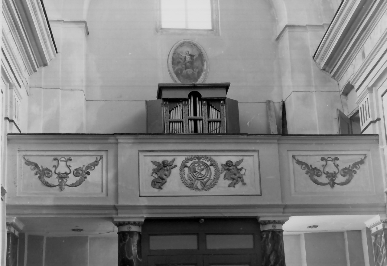 palco d'organo, opera isolata - bottega Italia meridionale (sec. XIX)