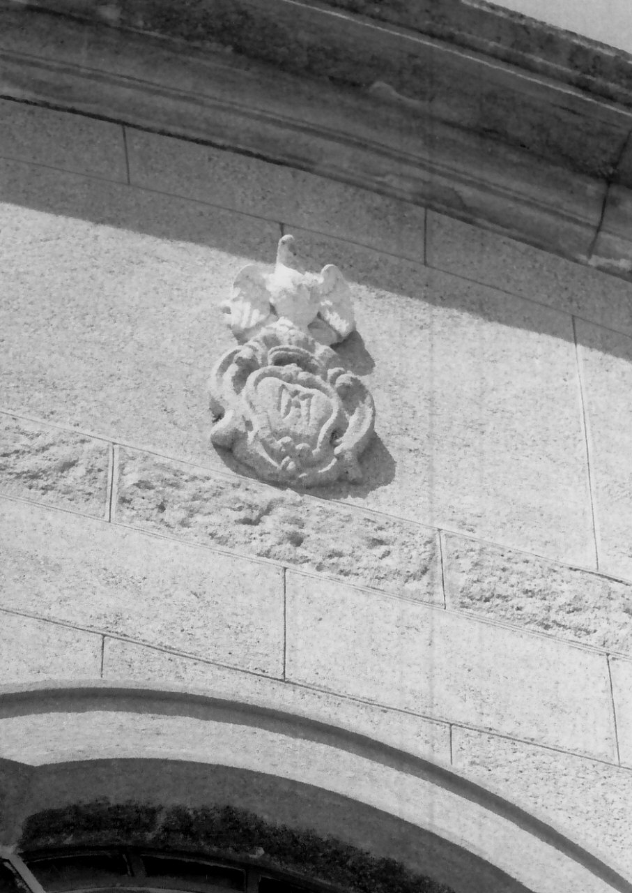 monogramma mariano (decorazione plastica, opera isolata) - bottega calabrese (sec. XIX)