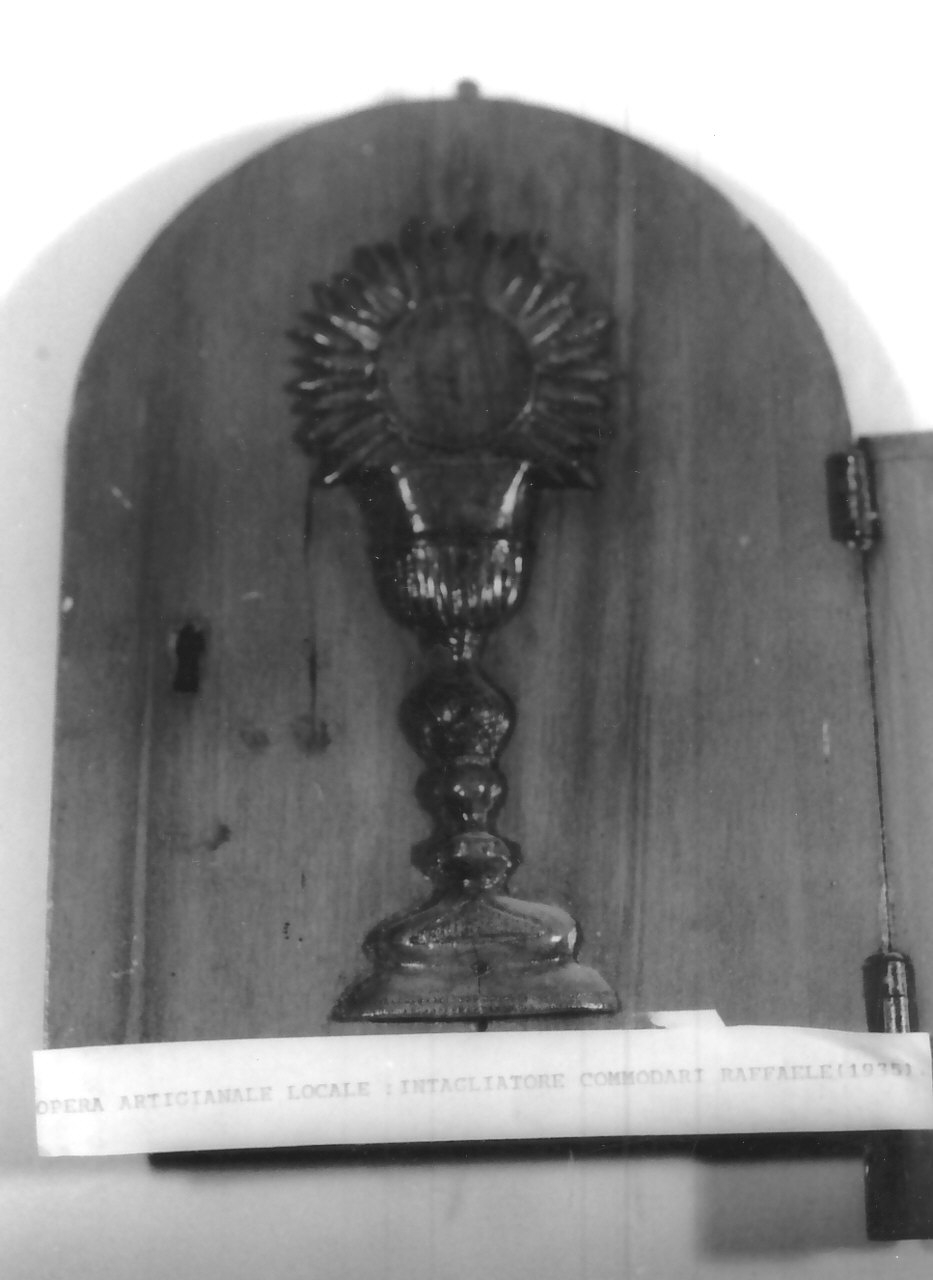 sportello di tabernacolo, opera isolata - bottega calabrese (sec. XX)