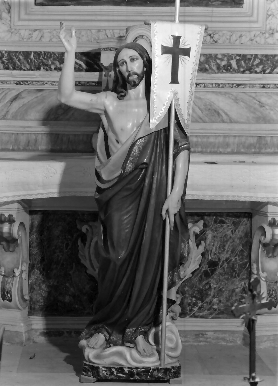 Cristo risorto (statua, opera isolata) - bottega trentina (prima metà sec. XX)