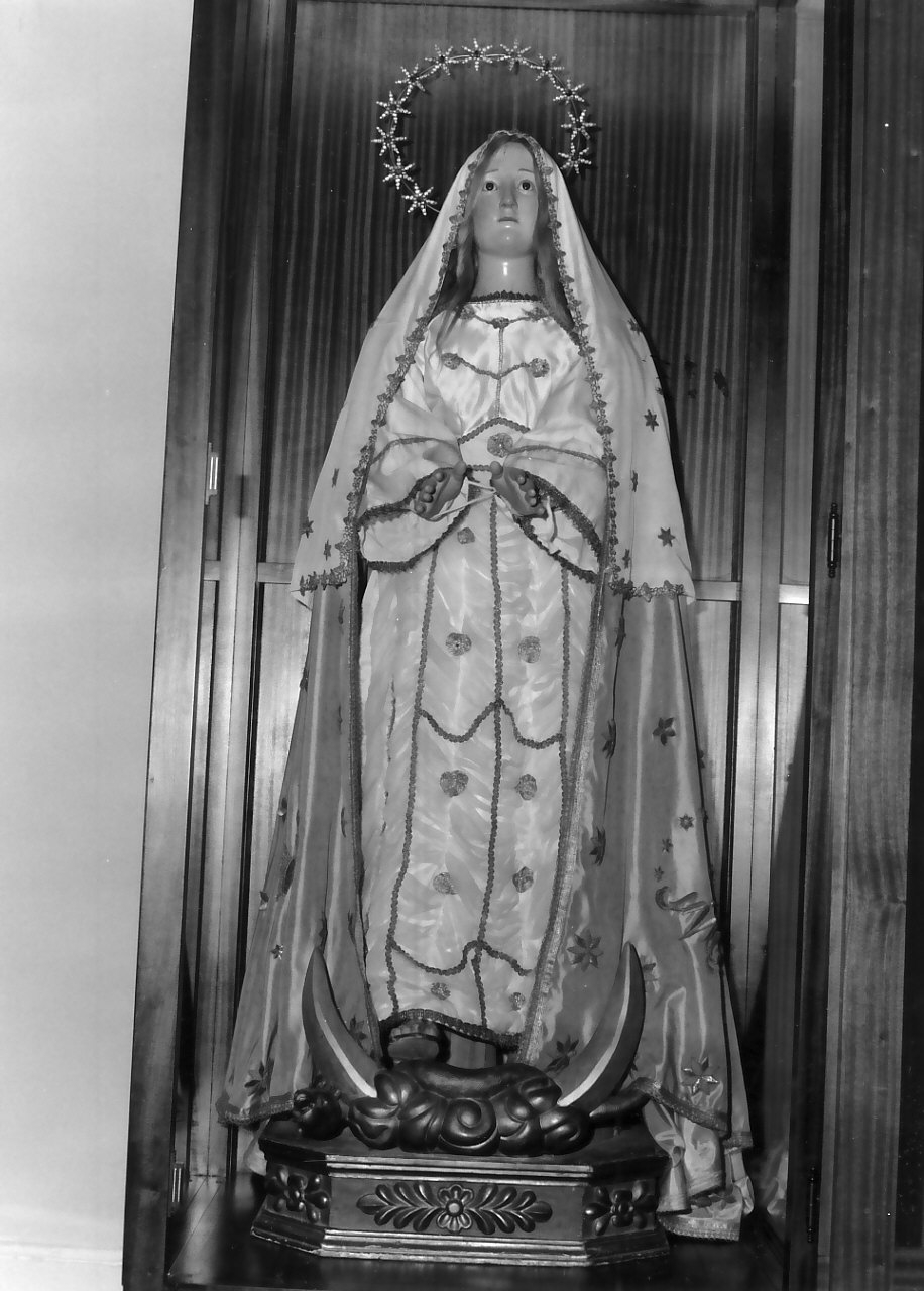 Madonna Immacolata (manichino, opera isolata) - bottega Italia meridionale (sec. XIX)