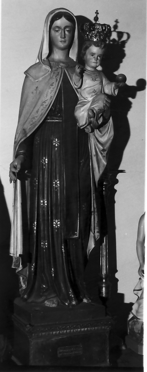 Madonna del Carmelo (statua, opera isolata) - bottega calabrese (fine sec. XIX)