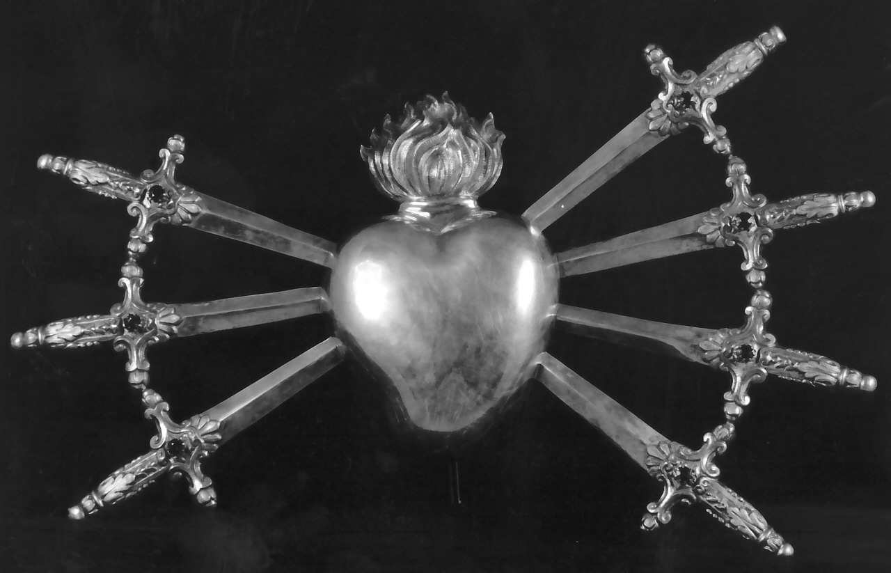 attributo iconografico di immagine sacra - bottega Italia meridionale (inizio sec. XX)