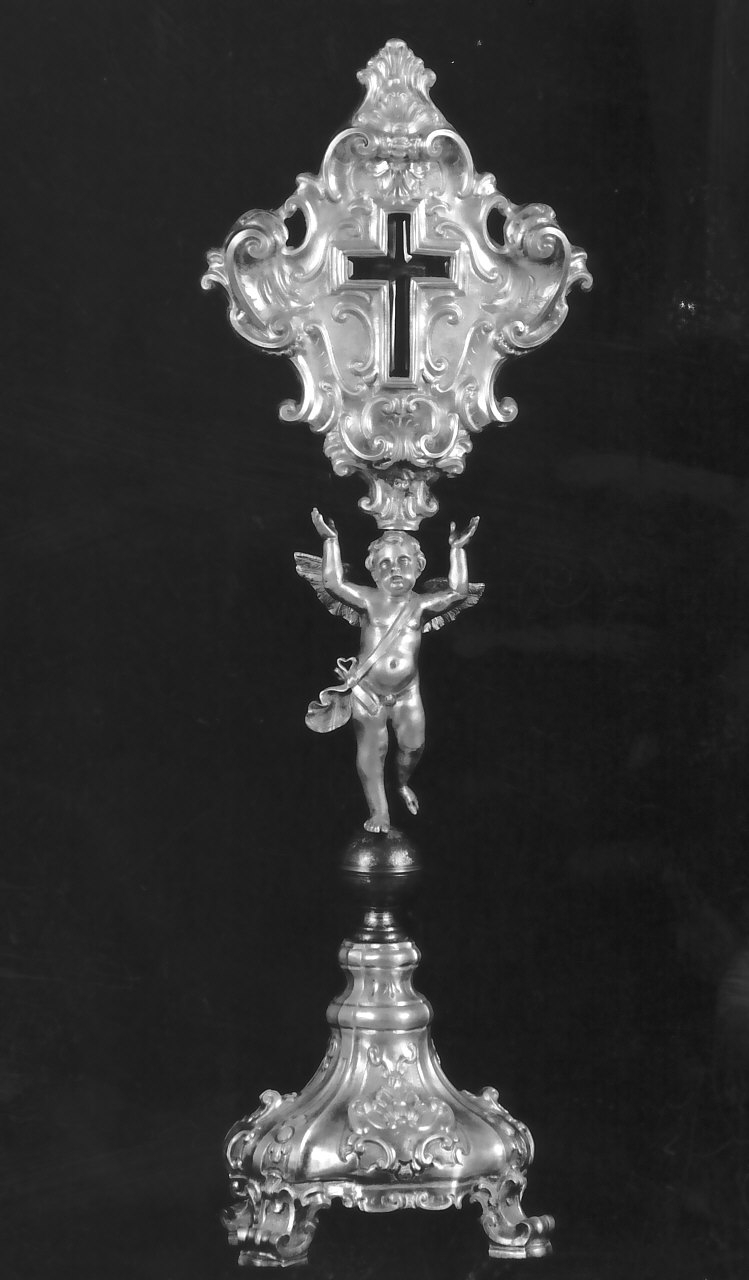 reliquiario - a ostensorio - bottega Italia meridionale (sec. XVIII)