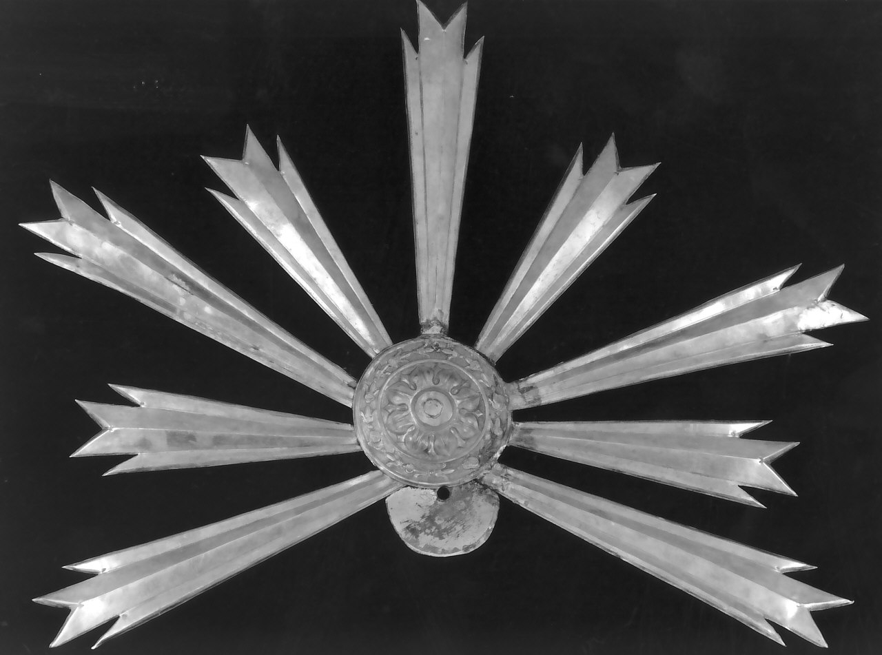 aureola di immagine sacra di Pane Gaetano (sec. XIX)