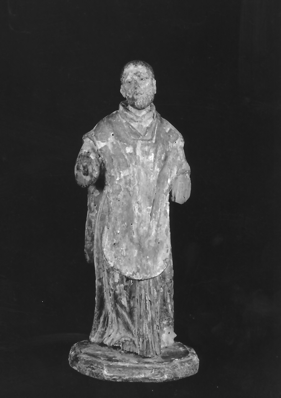 Santo (statuetta) - bottega Italia meridionale (sec. XVIII, sec. XIX)