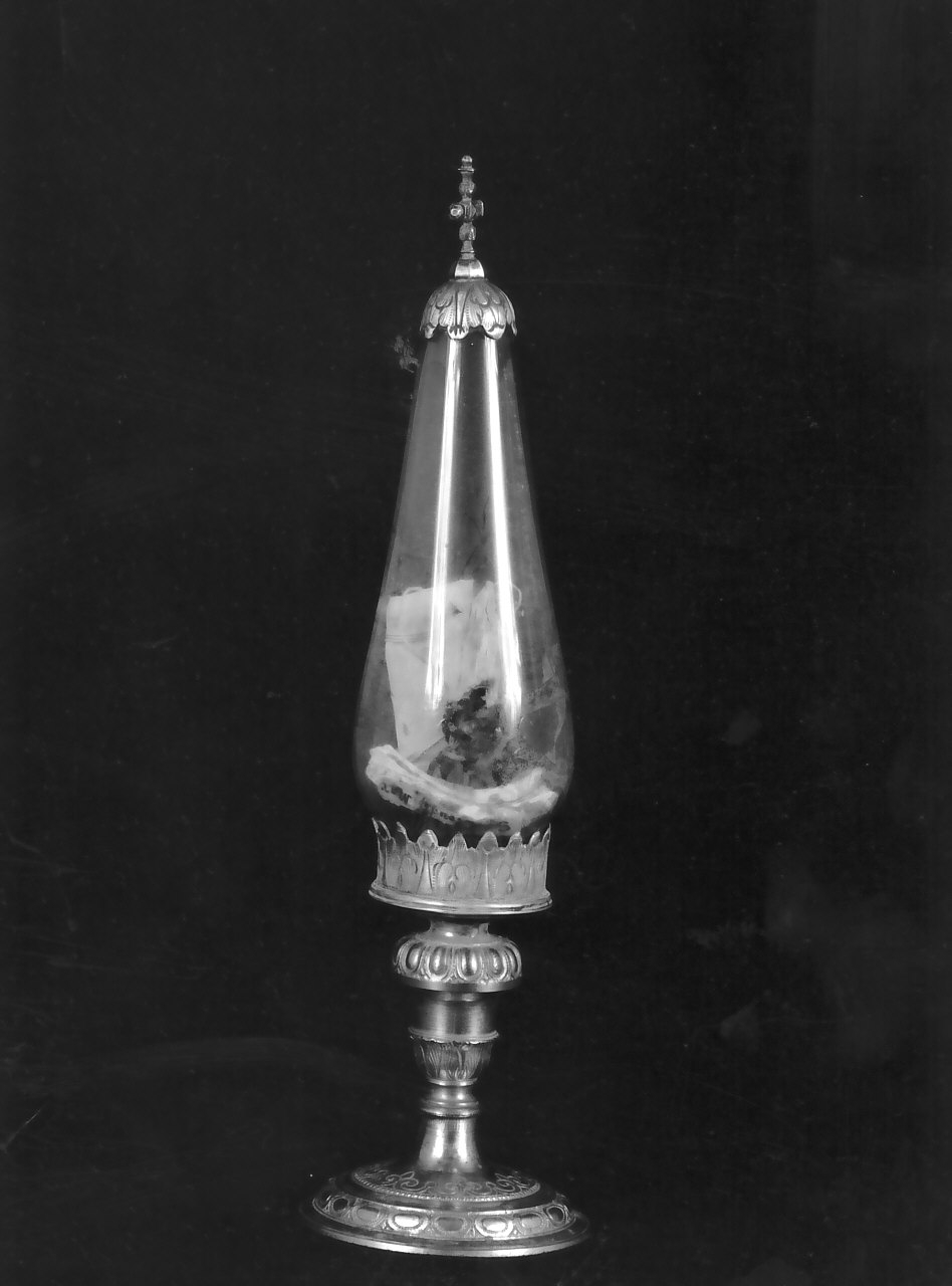 fiala di pellegrinaggio, opera isolata - bottega Italia meridionale (inizio sec. XIX)