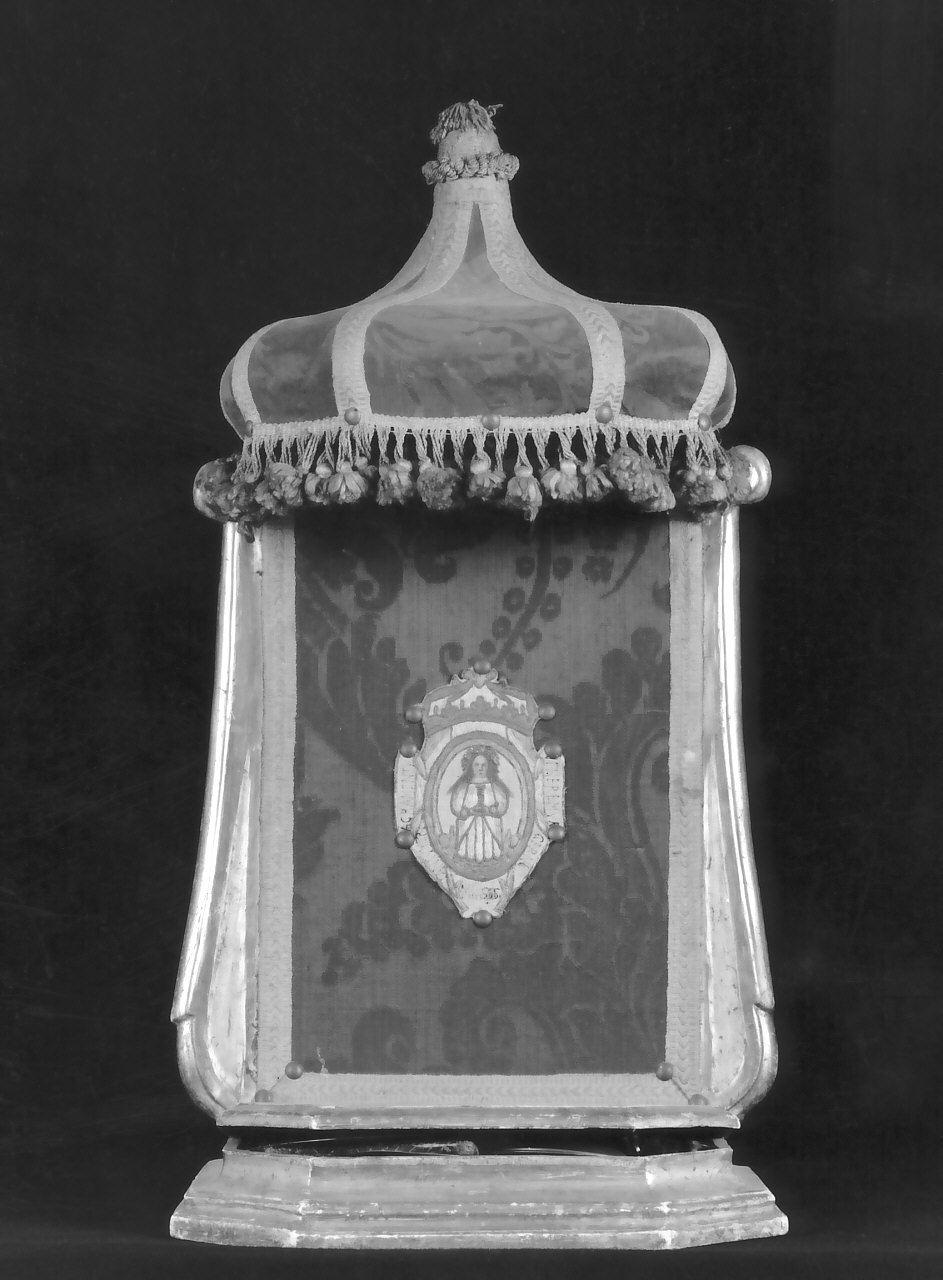 tronetto per esposizione eucaristica - bottega calabrese, manifattura calabrese (sec. XIX)