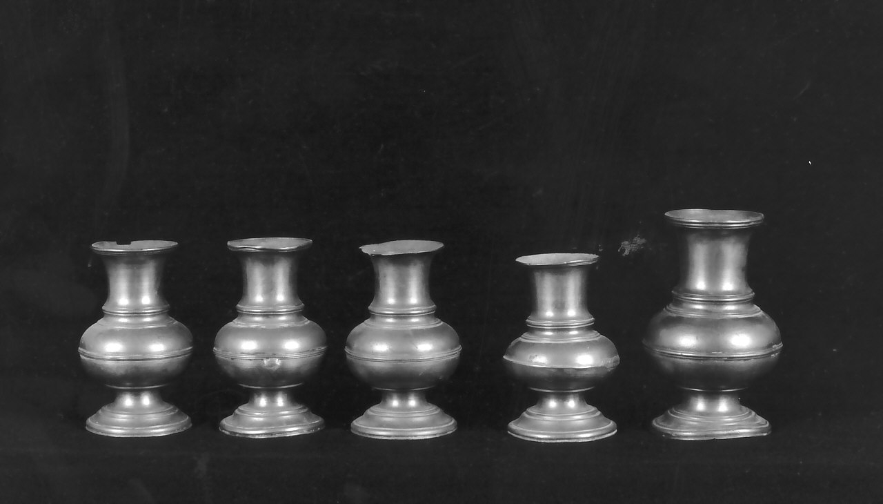 vaso d'altare, serie - bottega Italia meridionale (fine/inizio secc. XIX/ XX)