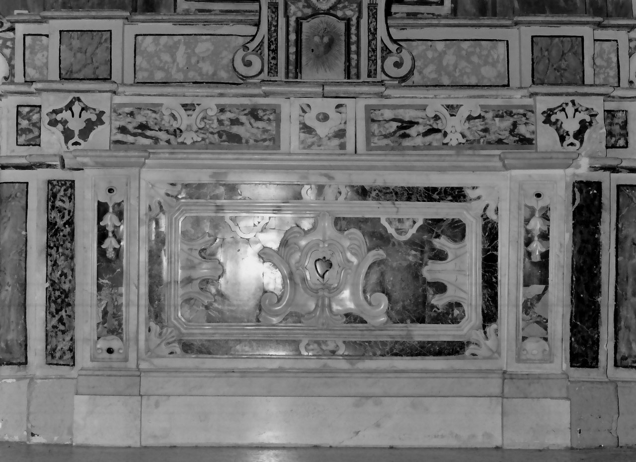 paliotto, elemento d'insieme - bottega calabrese (sec. XVIII)