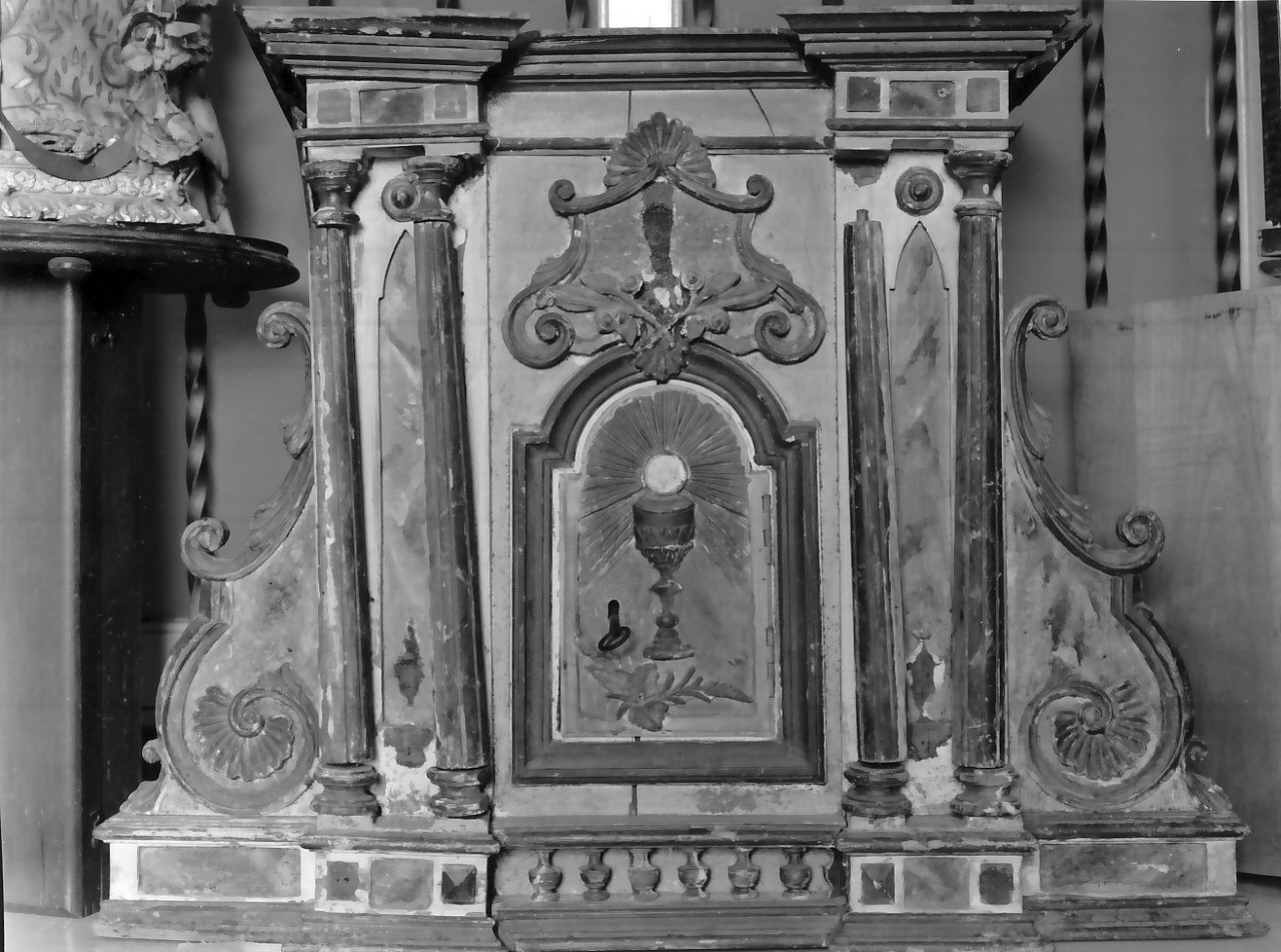 tabernacolo - bottega calabrese (sec. XVIII, sec. XIX)