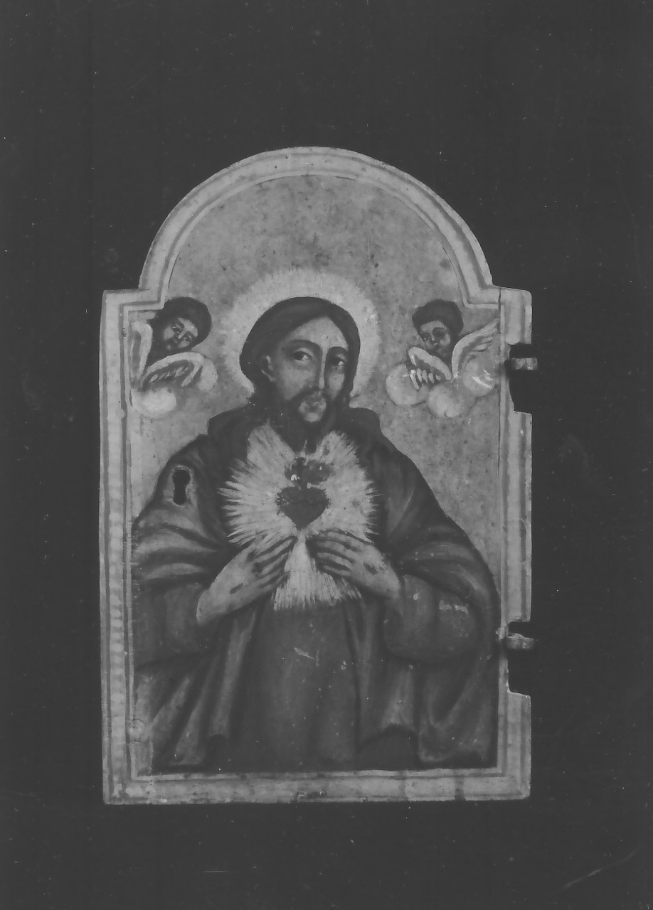 Sacro Cuore di Gesù (sportello di tabernacolo) - ambito calabrese (sec. XIX)