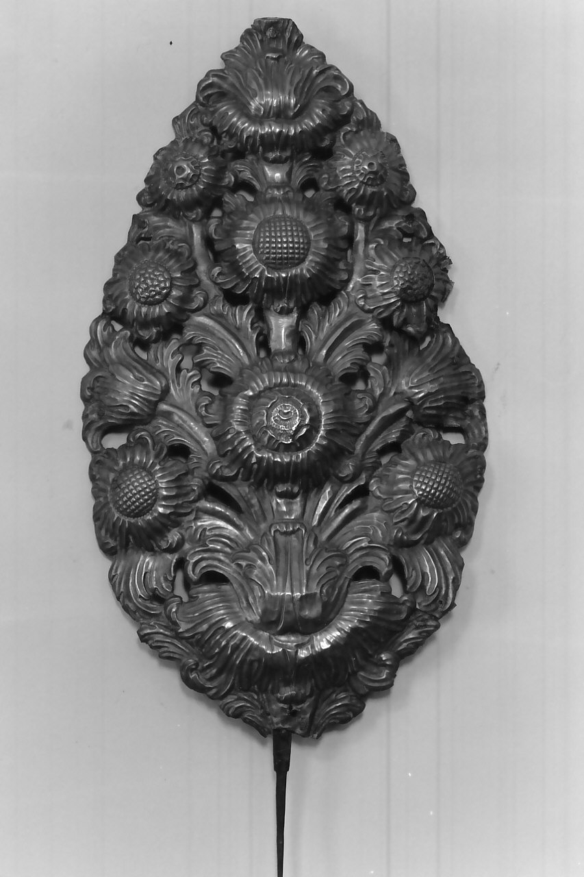 composizione floreale d'altare, serie - bottega calabrese (sec. XIX)