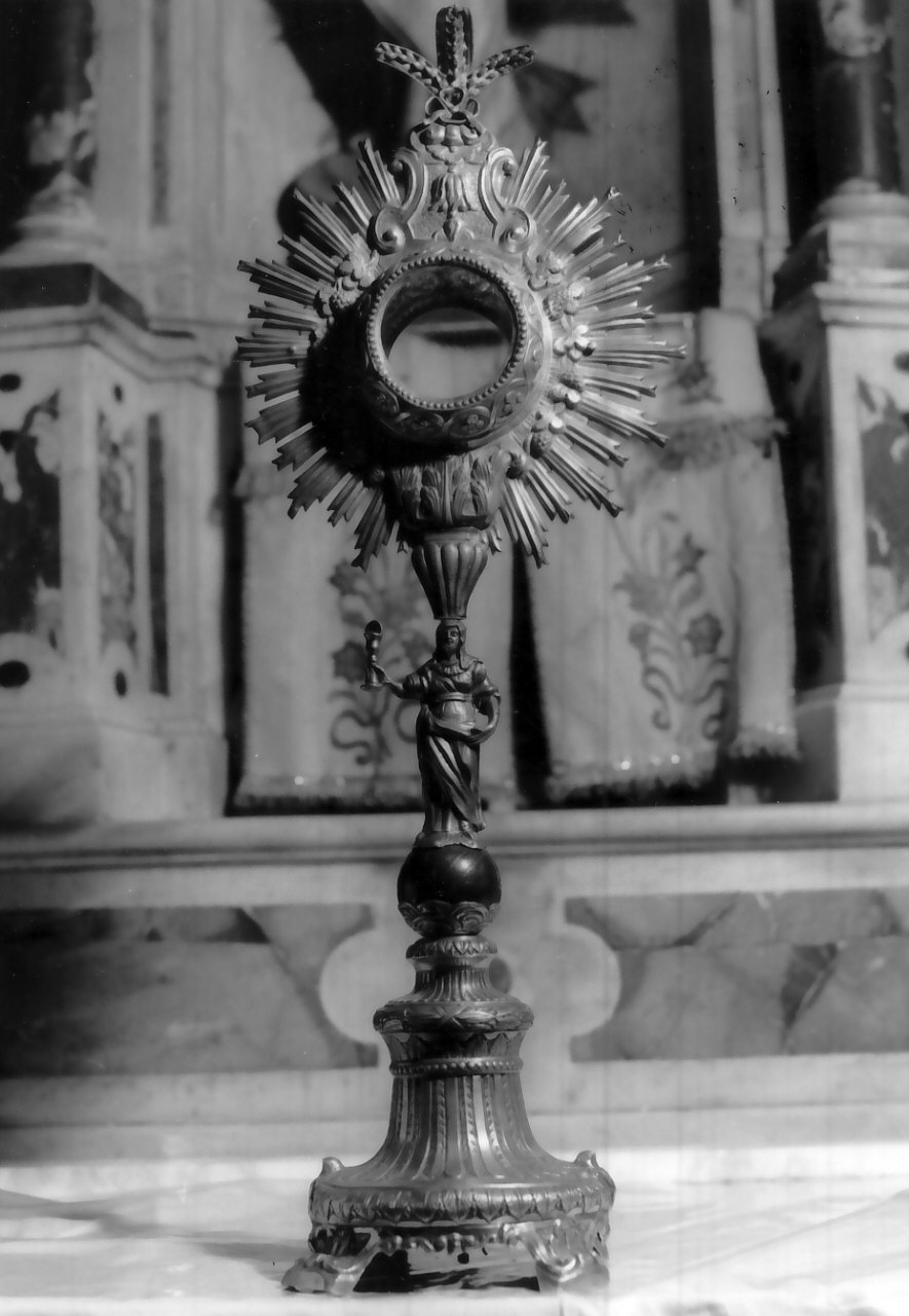 ostensorio - a raggiera di Pane Gennaro (sec. XIX)