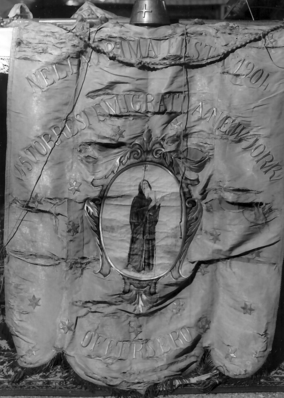 San Francesco di Paola (stendardo processionale) - manifattura calabrese (sec. XX)