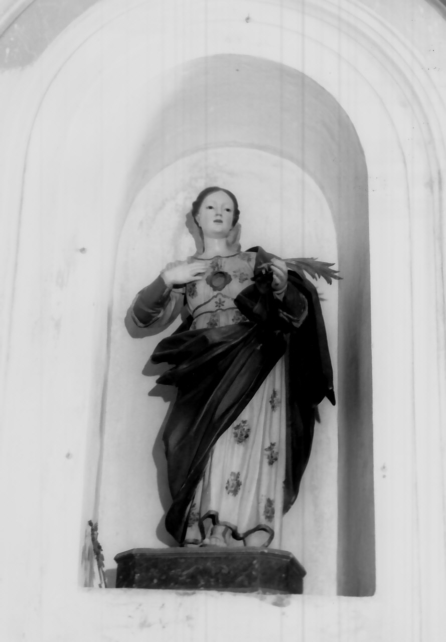 Sant'Agnese (statua) - bottega Italia meridionale (sec. XIX)