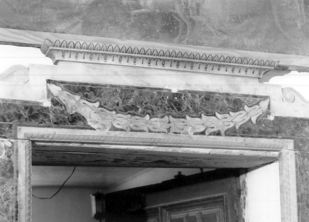 mostra di porta, serie - bottega Italia meridionale (sec. XVIII)