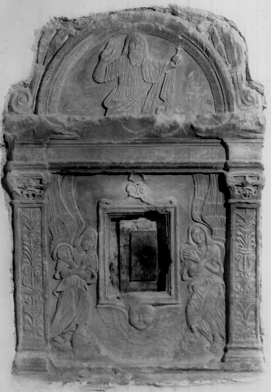 tabernacolo murale - bottega Italia meridionale (fine/inizio secc. XVI/ XVII)