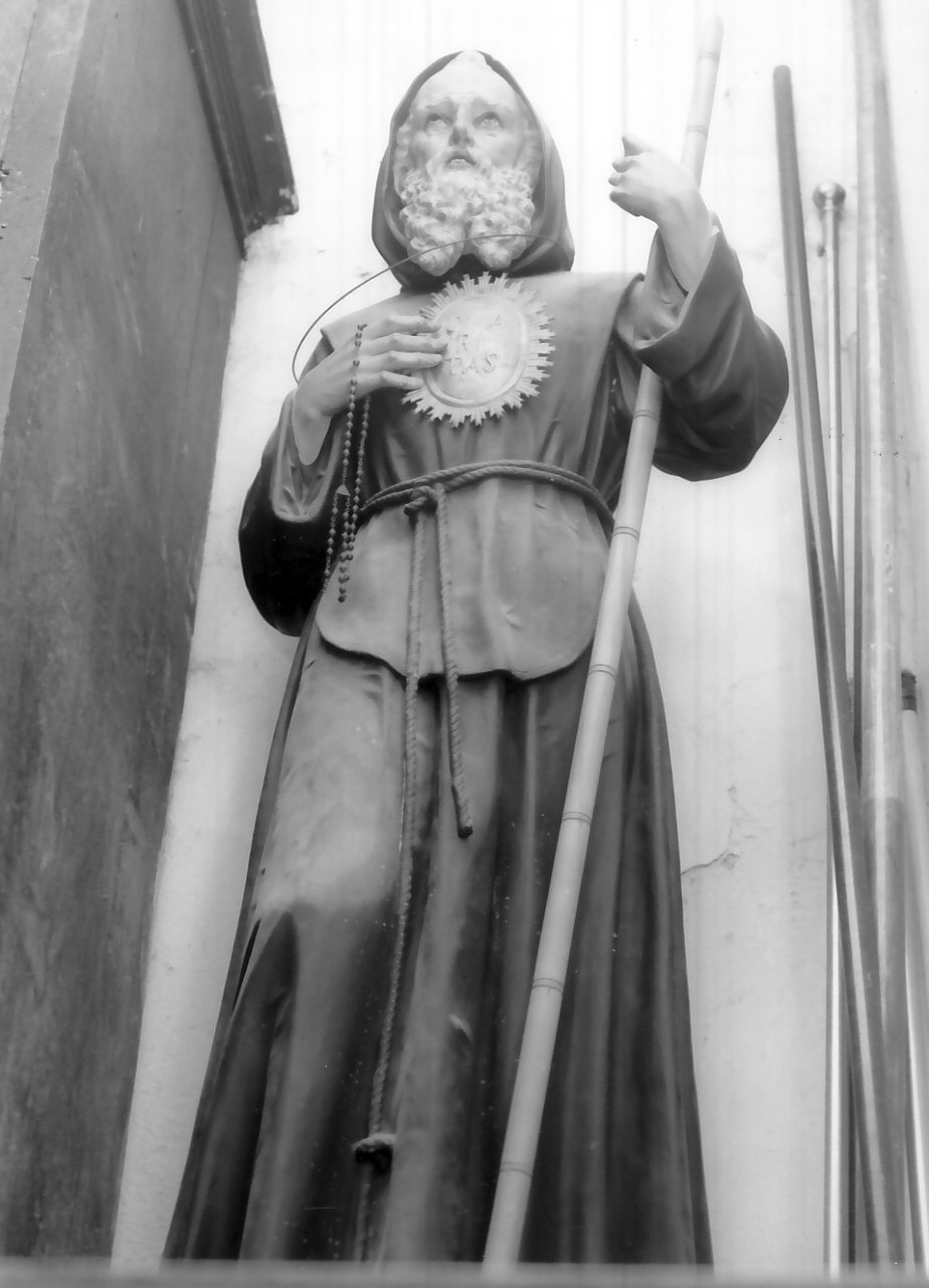 San Francesco di Paola (statua) di Malecore Giuseppe (inizio sec. XX)