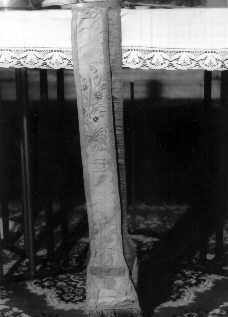 stola, opera isolata - bottega calabrese (fine sec. XIX)