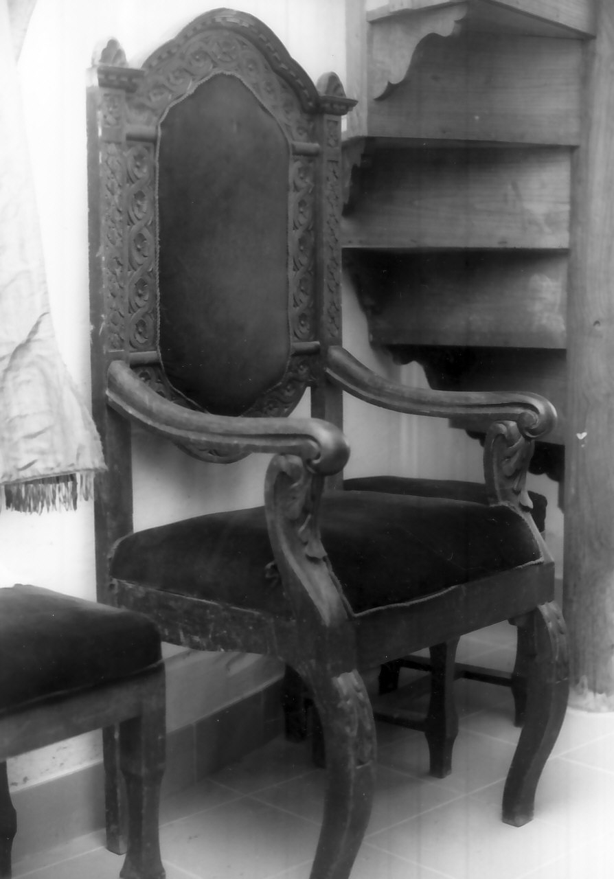 poltrona - bottega Italia meridionale (sec. XIX)