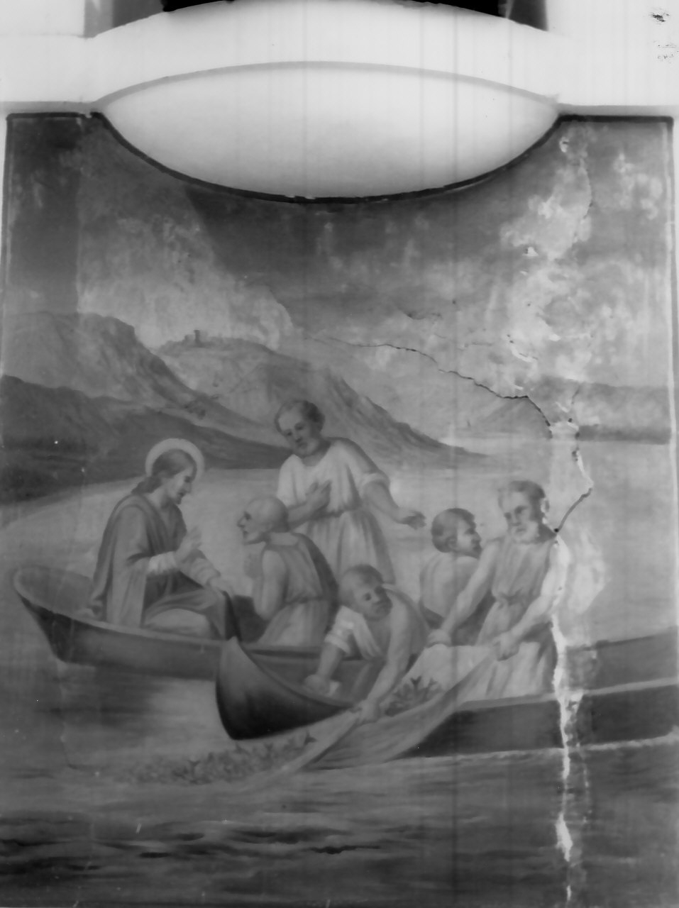 Pesca miracolosa (dipinto) - ambito Italia meridionale (sec. XIX)