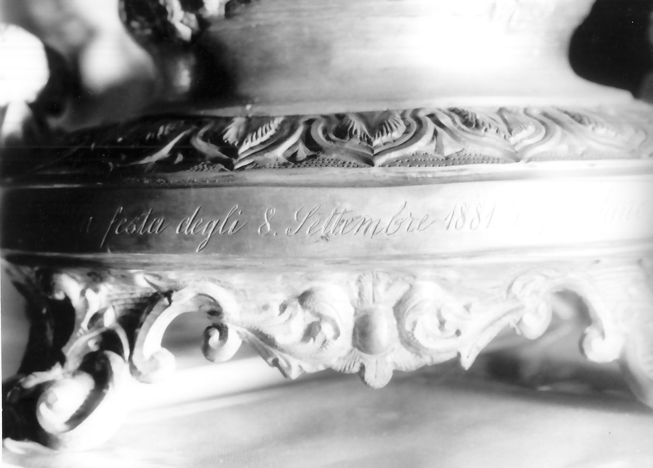 ostensorio - a raggiera di Condursi Mattia (sec. XIX)