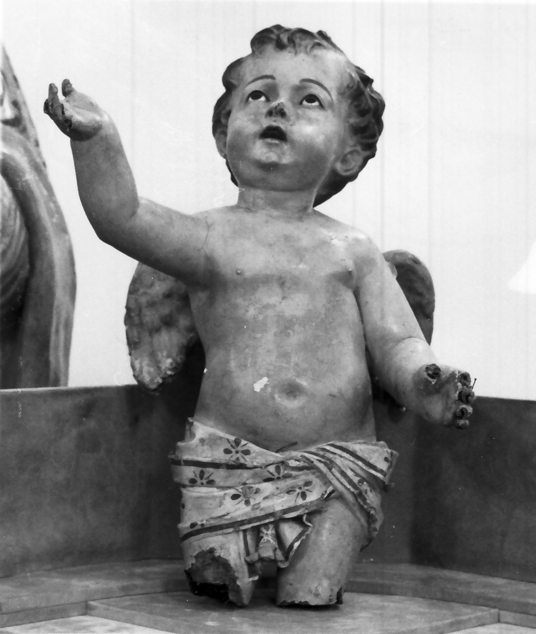 angelo (statua, opera isolata) - bottega calabrese (fine sec. XVIII)