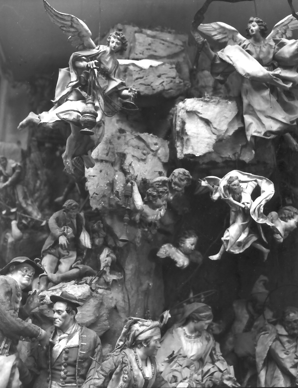 presepio, insieme - bottega napoletana (sec. XVIII)