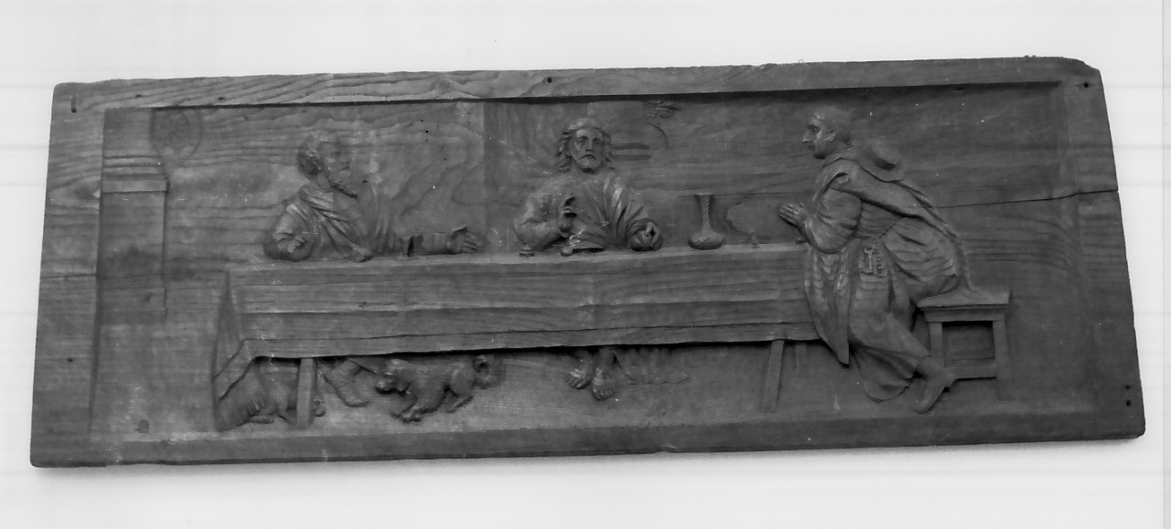 cena in Emmaus (rilievo, opera isolata) - bottega calabrese (sec. XIX)