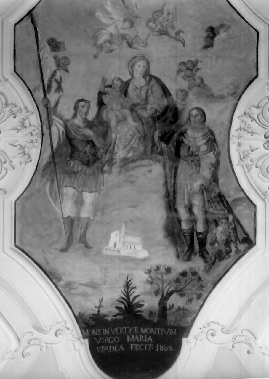Madonna con Bambino e Santi (dipinto, opera isolata) di Spadea (sec. XIX)
