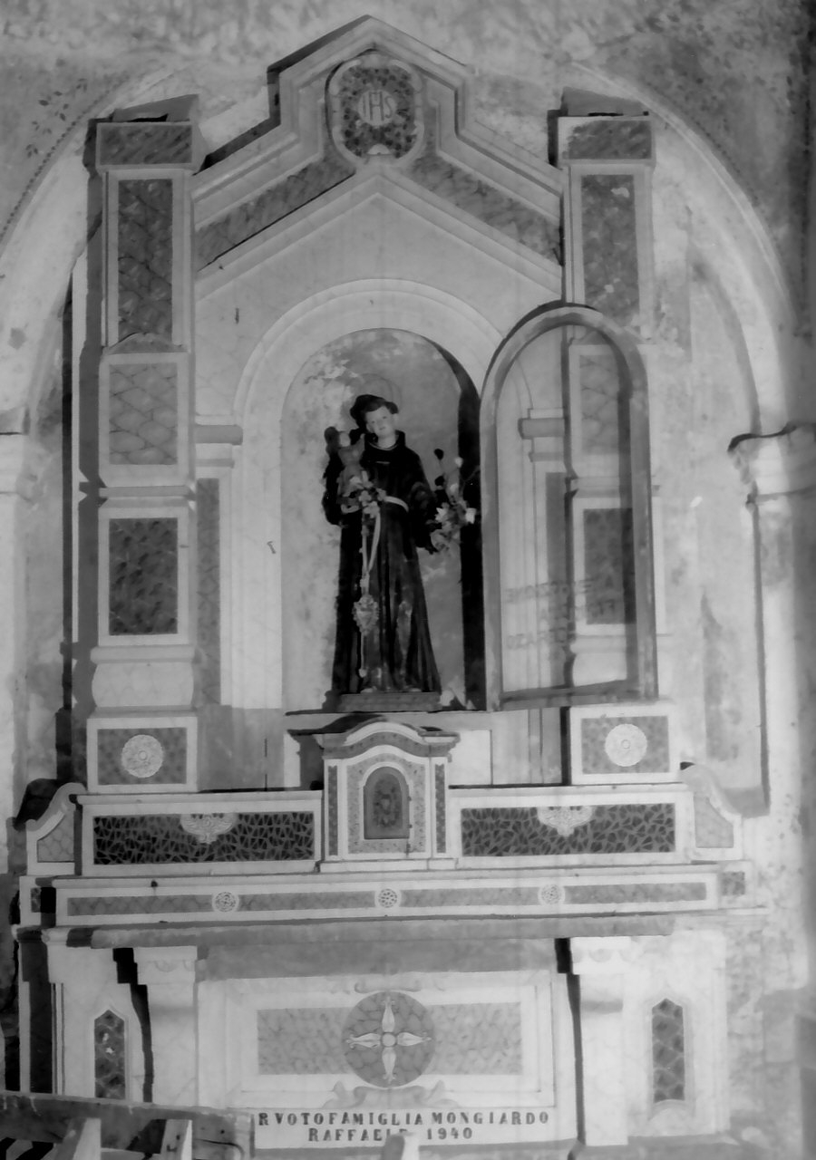 altare, opera isolata - bottega calabrese (sec. XX)