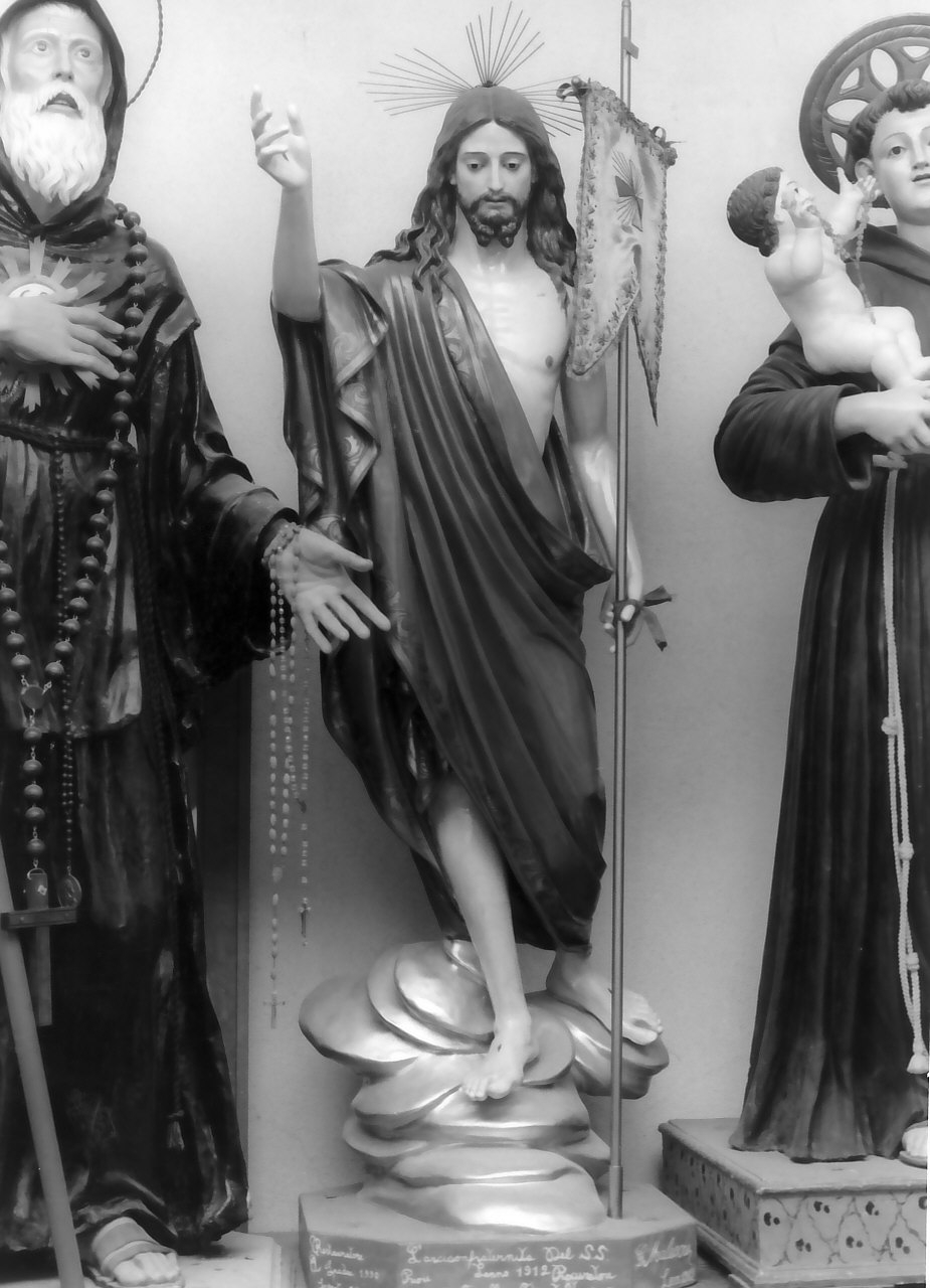 Cristo risorto (statua, opera isolata) di Malecore Giuseppe (sec. XX)