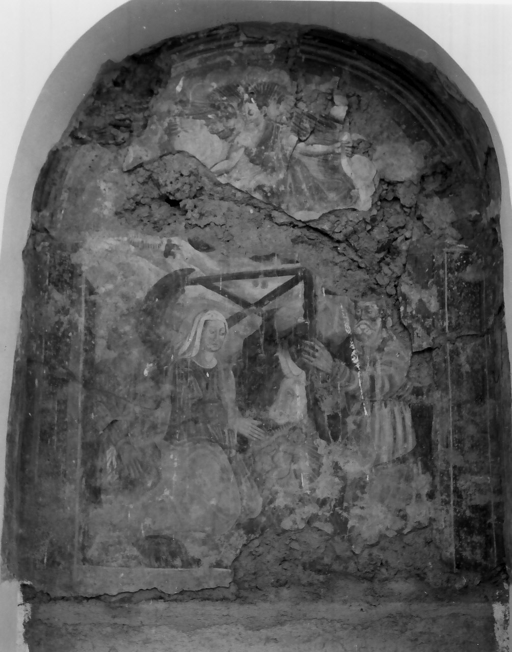 natività di Gesù (dipinto, opera isolata) - ambito calabrese (sec. XVI)