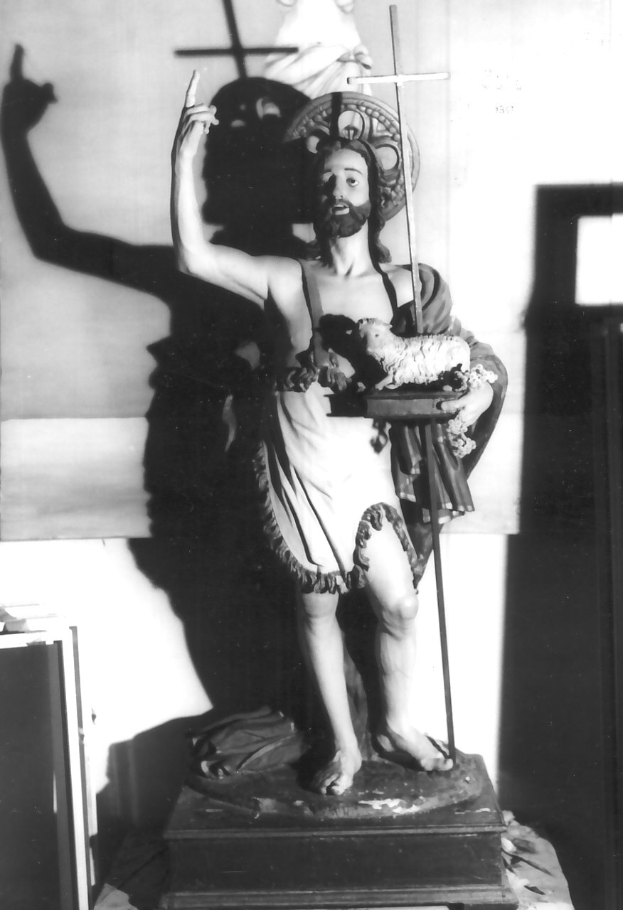 San Giovanni Battista (statua, opera isolata) - bottega Italia meridionale (sec. XIX)
