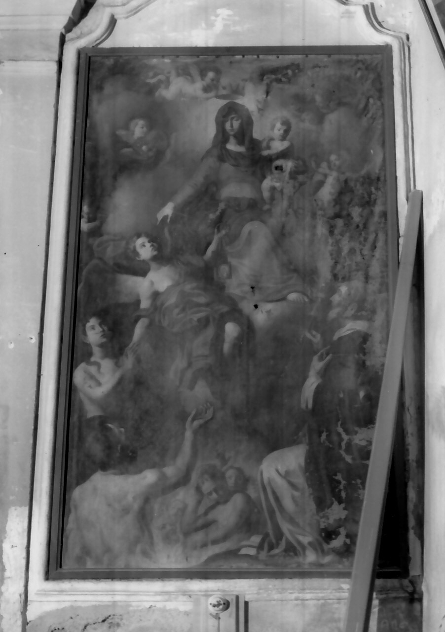 Madonna del Carmelo (dipinto, opera isolata) - ambito napoletano (fine/inizio secc. XVII/ XIX)