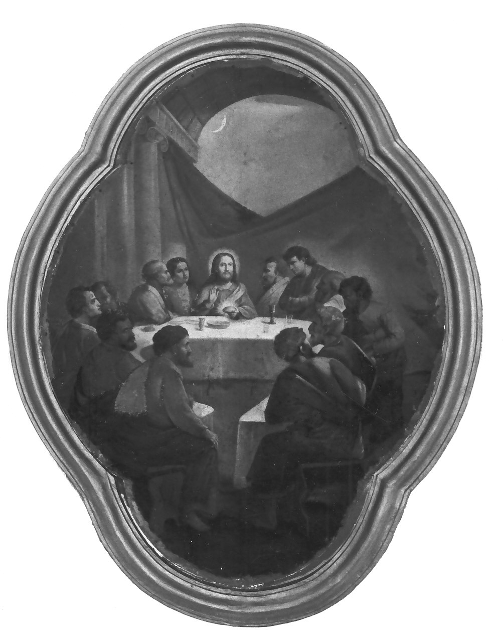 ultima cena (dipinto, elemento d'insieme) - ambito Italia meridionale (prima metà sec. XIX)