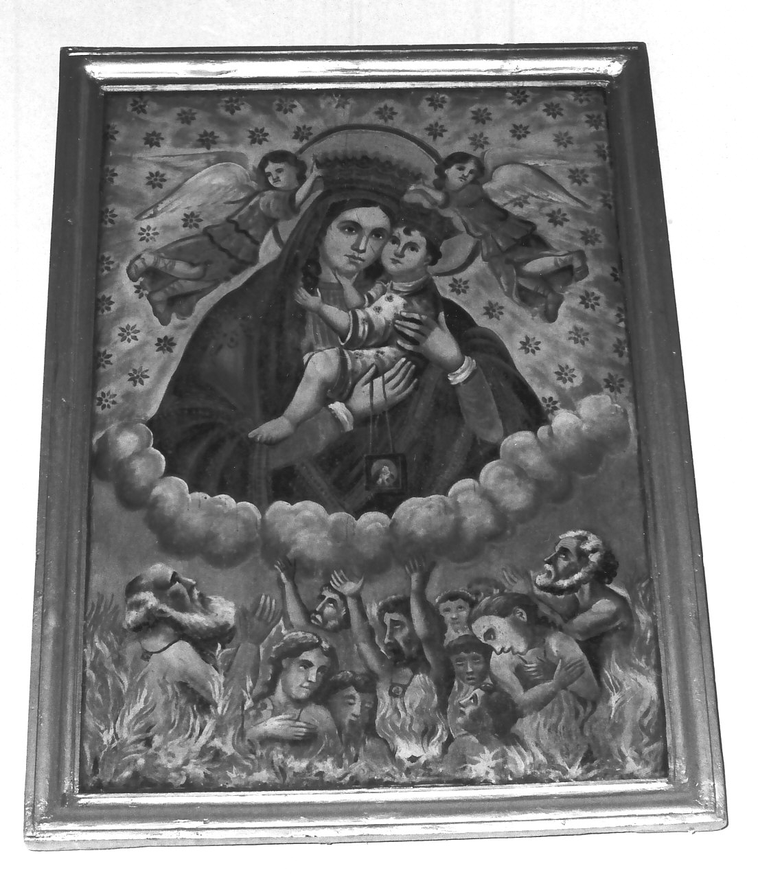 Madonna del Carmelo (dipinto, opera isolata) - ambito calabrese (seconda metà sec. XIX)