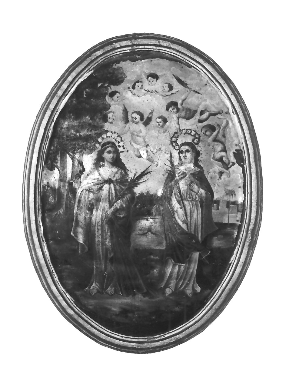 Sante (dipinto, elemento d'insieme) - ambito Italia meridionale (prima metà sec. XIX)