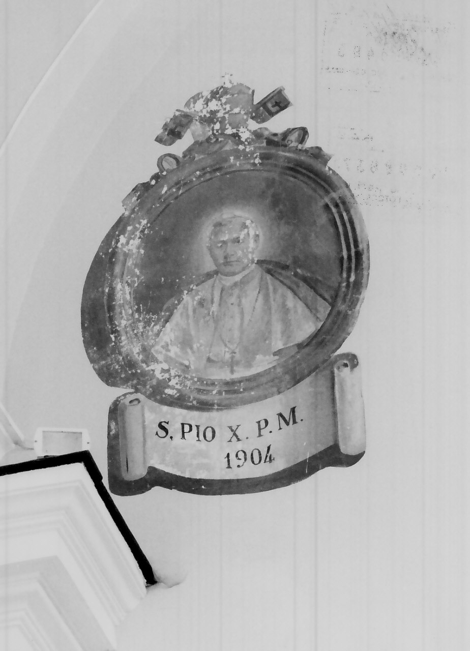 ritratto di papa Pio X (dipinto, opera isolata) - ambito Italia meridionale (sec. XX)