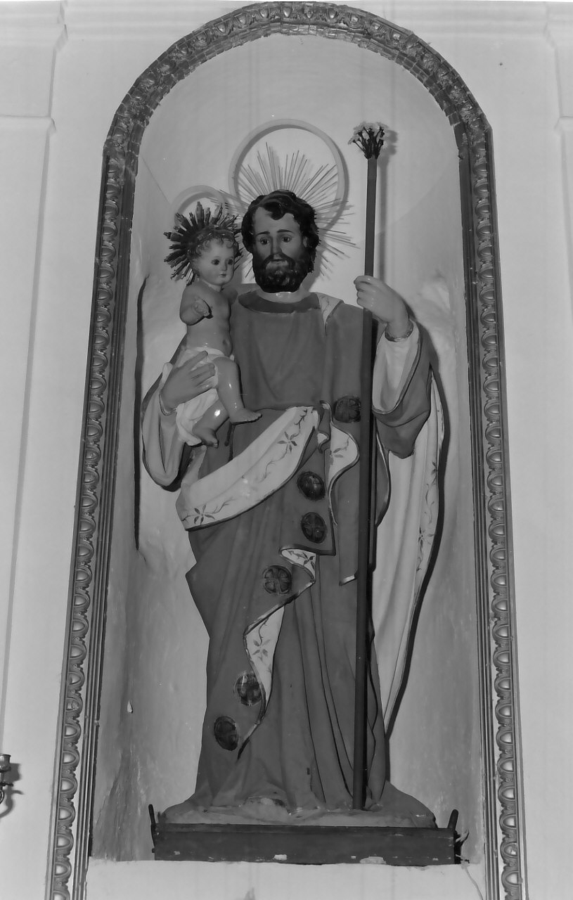 San Giuseppe e Gesù Bambino (statua, opera isolata) - bottega Italia meridionale (inizio sec. XX)