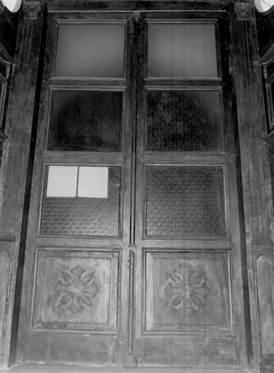 bussola d'ingresso, opera isolata - bottega calabrese (sec. XIX)