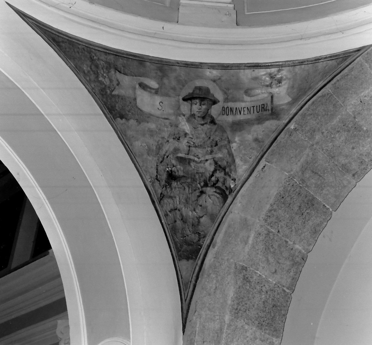 San Bonaventura (dipinto, elemento d'insieme) di Pignatari Domenico (attribuito) (inizio sec. XX)