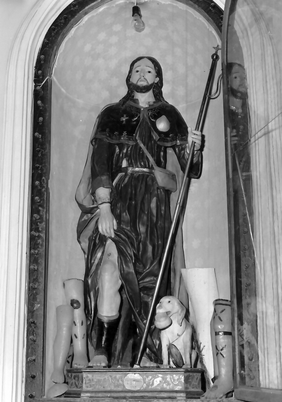 San Rocco (statua, opera isolata) - bottega Italia meridionale (sec. XVIII)