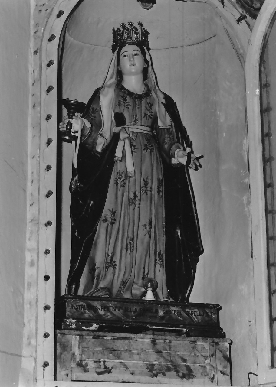Santa Lucia (statua, opera isolata) - bottega calabrese (fine sec. XIX)