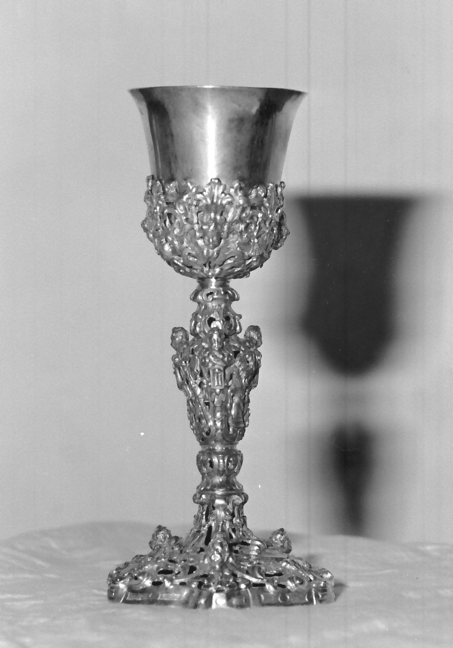 calice, opera isolata - bottega Italia meridionale (fine/inizio secc. XVIII/ XIX)