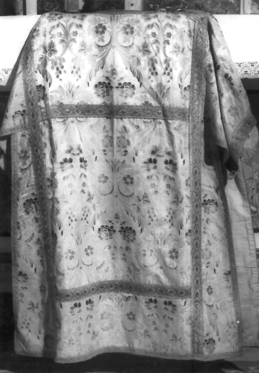 tunicella, elemento d'insieme - manifattura calabrese (sec. XIX)